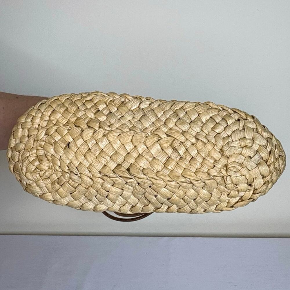 Xhilaration Straw Mini Tote Bag - Picture 4 of 11